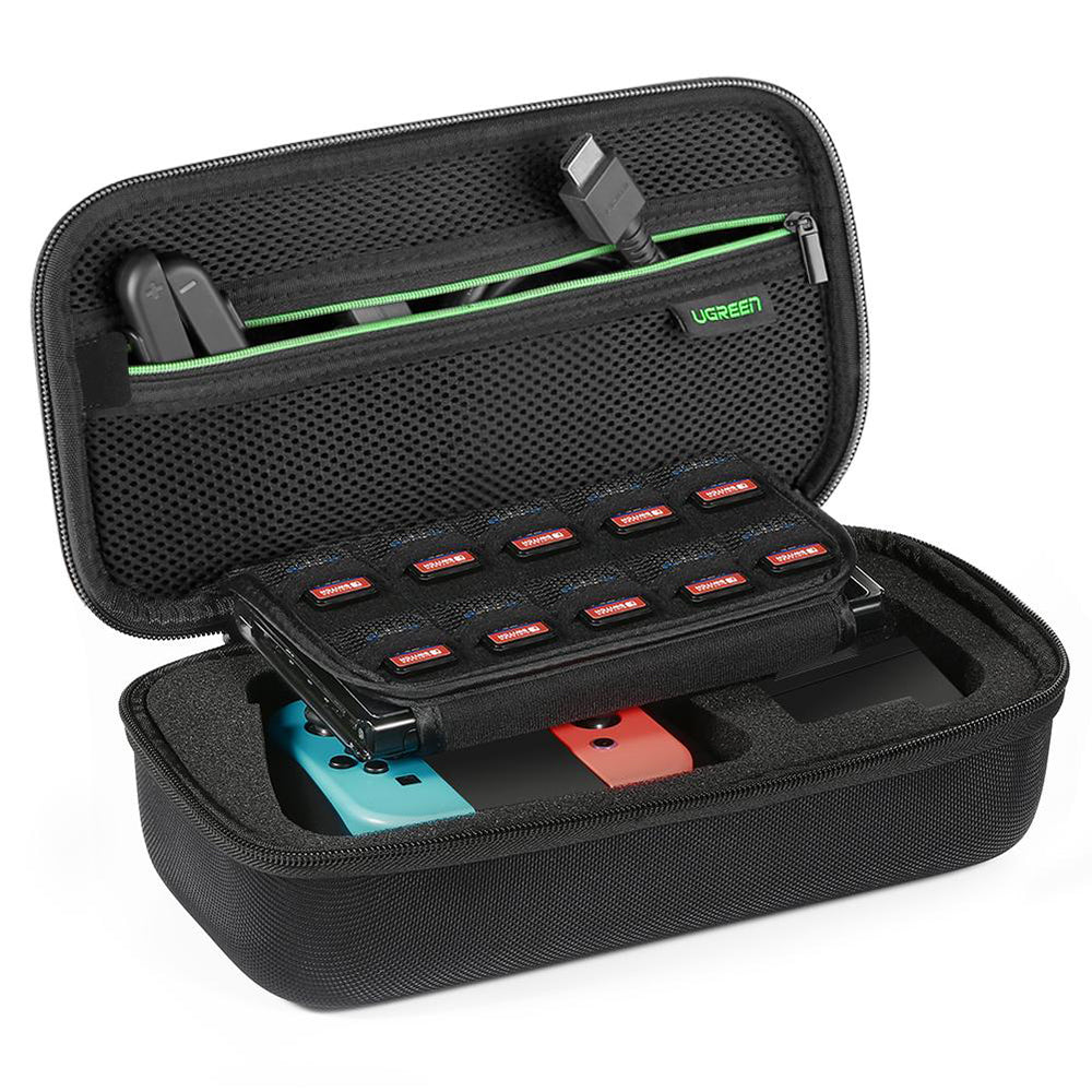 UGREEN Oxford Cloth Storage Bag Hard Shell Case for Nintendo Switch Game Console Shockproof Box, Size S UGREEN Oxford Cloth Storage Bag Hard Shell Case for Nintendo Switch Game Console Shockproof Box, Size S